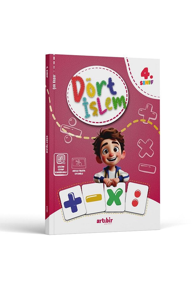 4 Sınıf Dört İşlem (Çözüm karekodlu) - 1