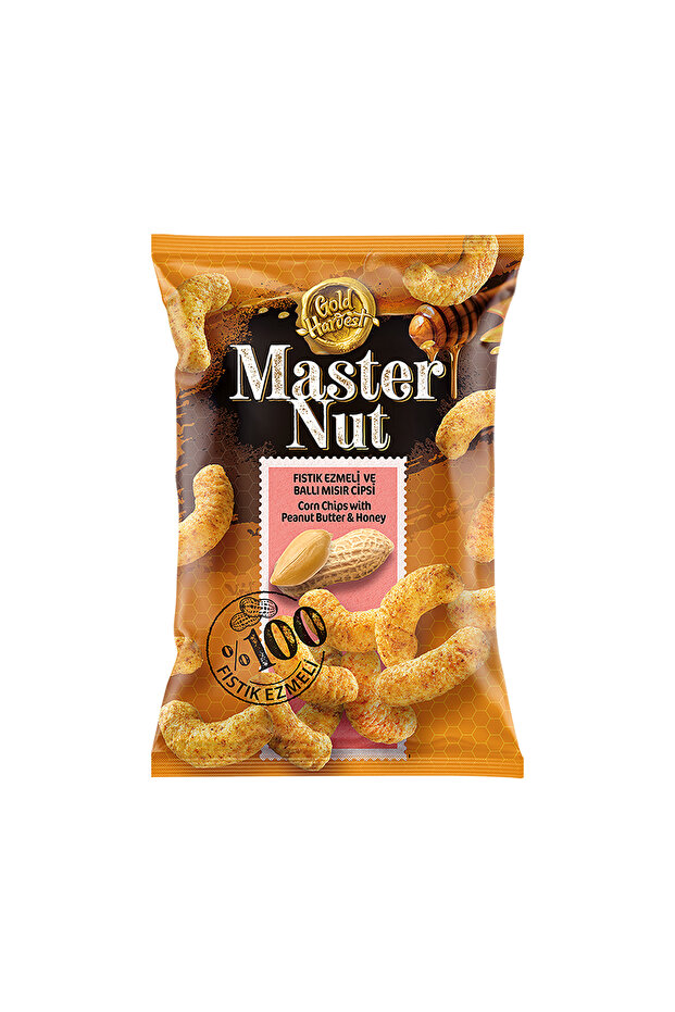 Nut Fıstık Ezmeli ve Ballı Mısır Cipsi (150 g) x12 Adet - 1