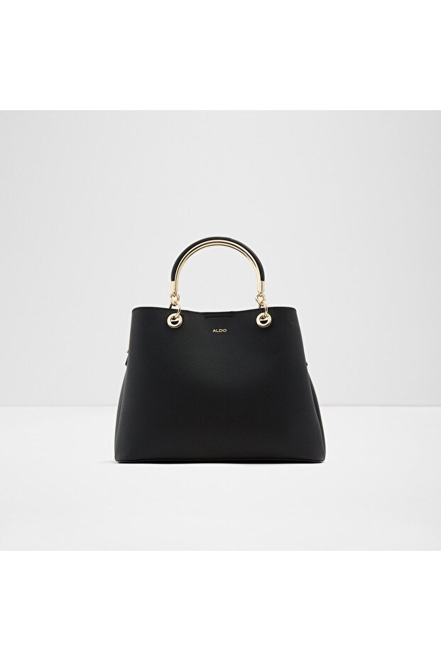 Surgoine Black Satchel For Women