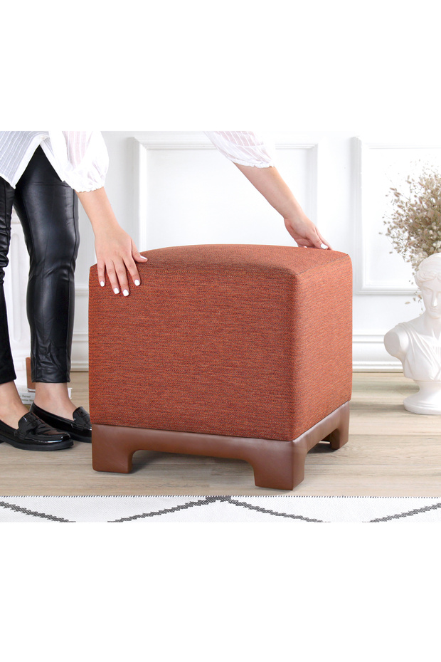 Lenover Puf - Kiremit - 4