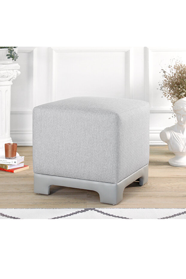 Lenover Puf - Gri - 2