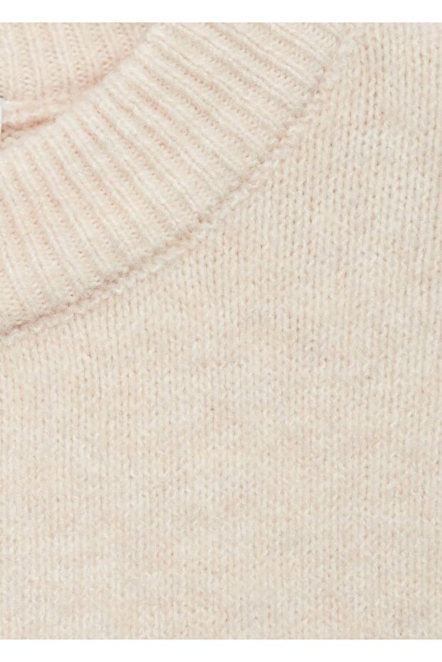 Yuvarlak yaka triko kazak - 7