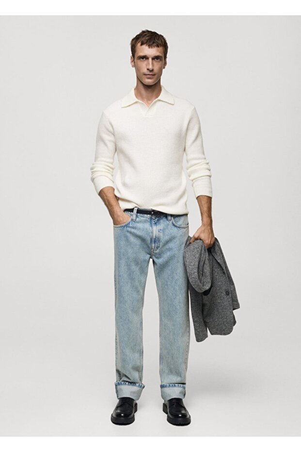 Normal kesim triko polo gömlek - 2