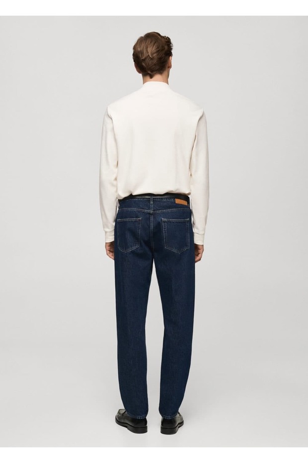 Perkins Yaka Pamuklu Tişört - 4