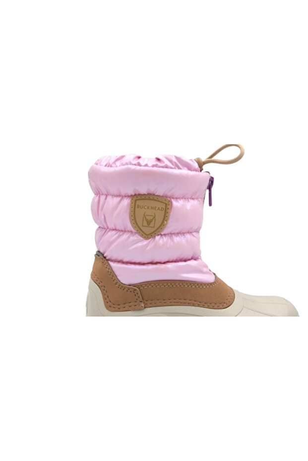 Buck 1157L Hally Önü Fermuarlı Çocuk Kar Botu BEJ - 4