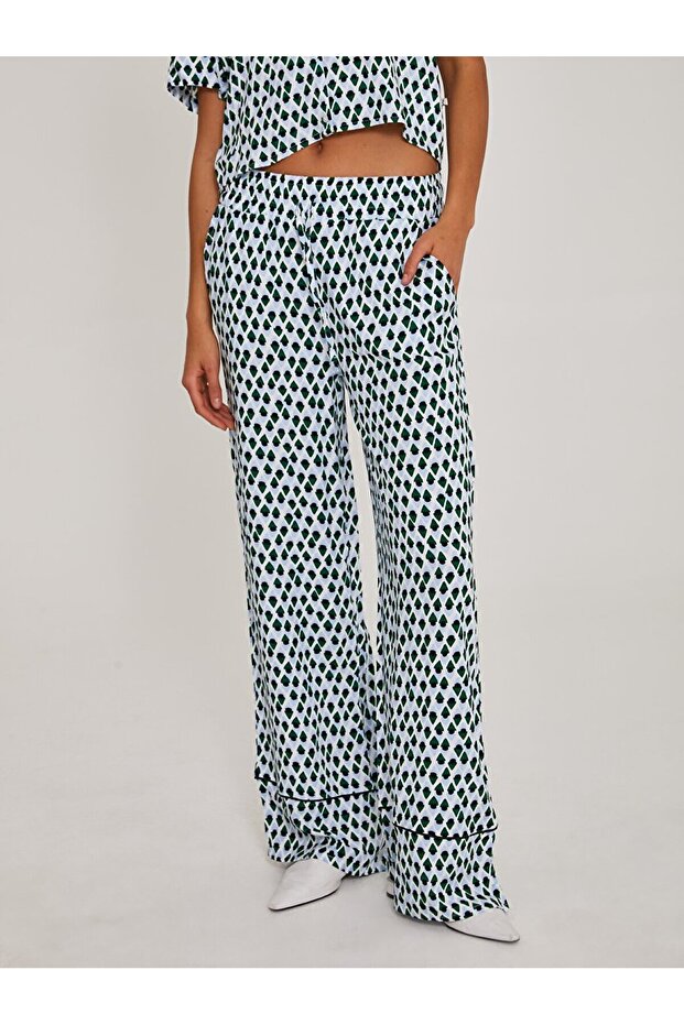 Desenli Pantolon - 3