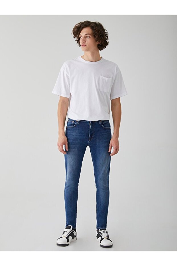 Smarty Y Skinny Leg Mid Waist Jean Trousers