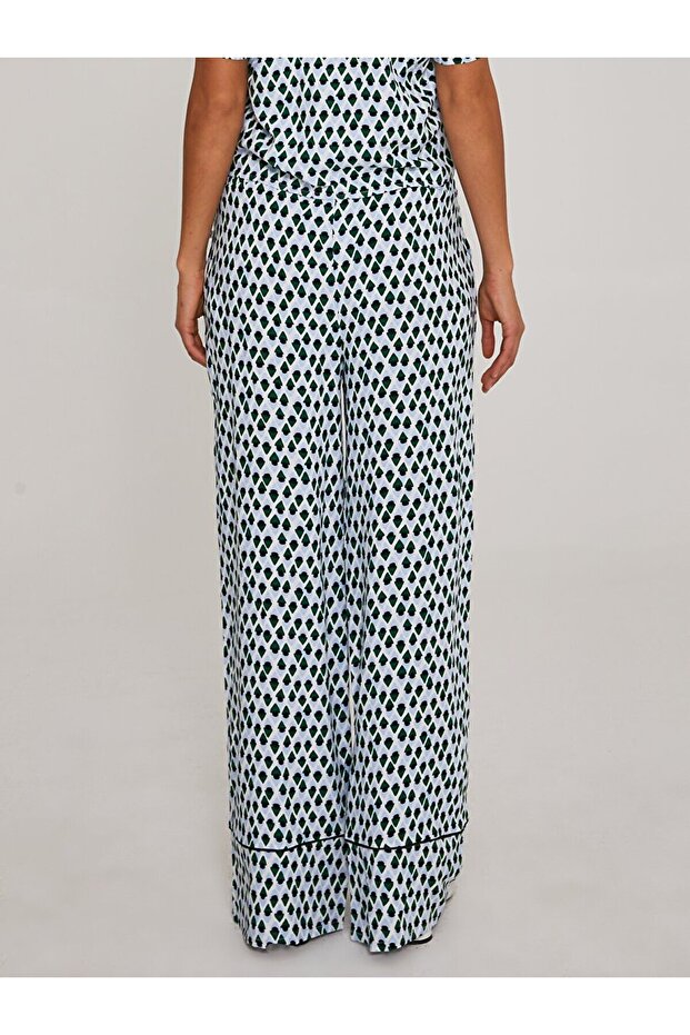 Desenli Pantolon - 4