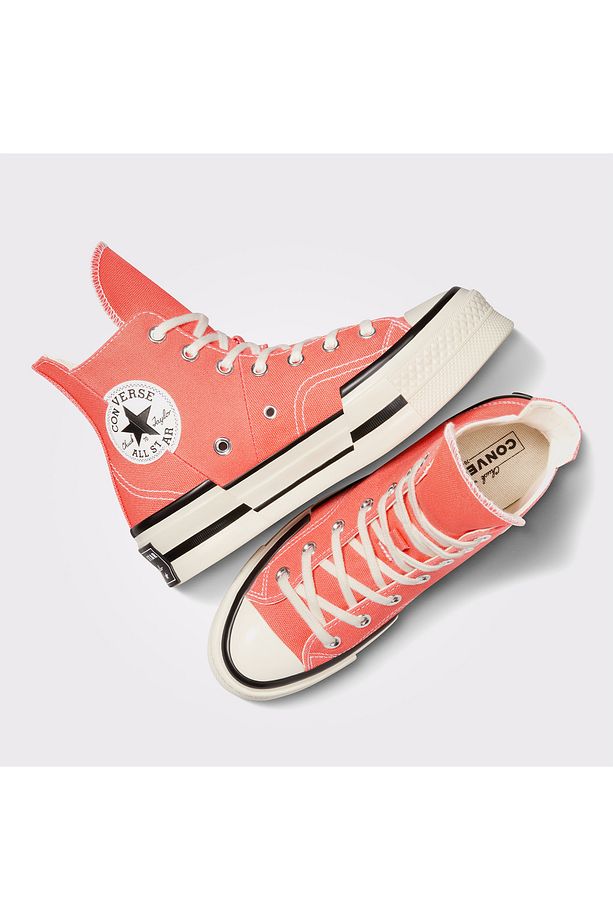 Chuck 70 Plus Unisex Pembe Sneaker - 4