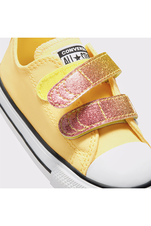 Chuck Taylor All Star Easy On Citrus Glitz Çocuk Sarı Sneaker - 6