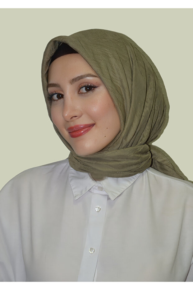 Bambu Crash Eşarp Haki - 2