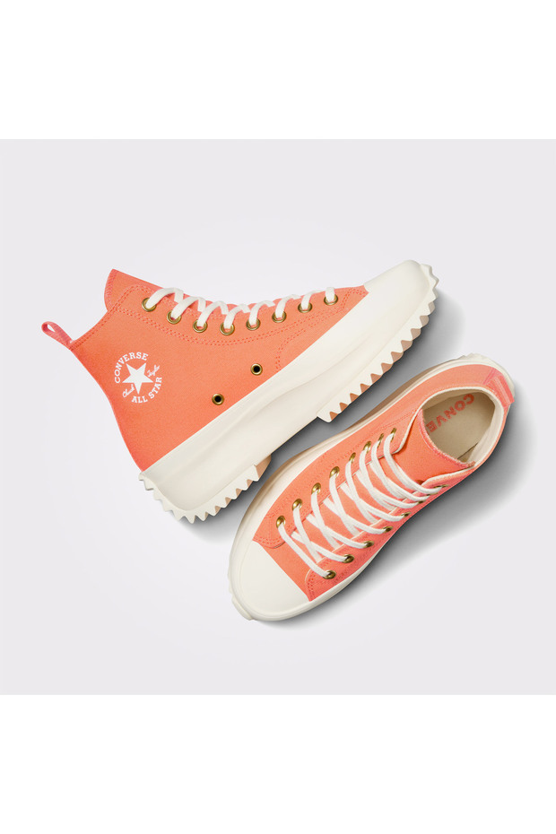 Run Star Hike Unisex Turuncu Platform Sneaker - 4