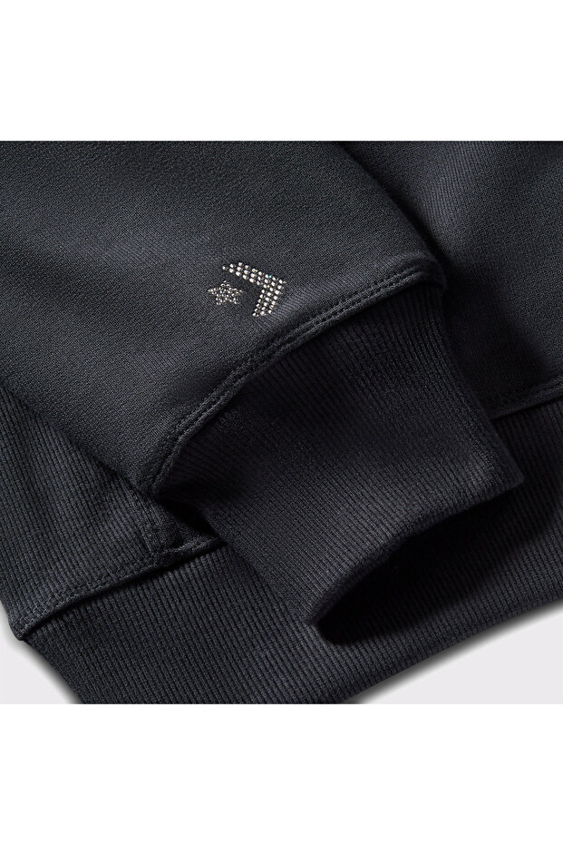 Classic Kadın Siyah Sweatshirt - 4