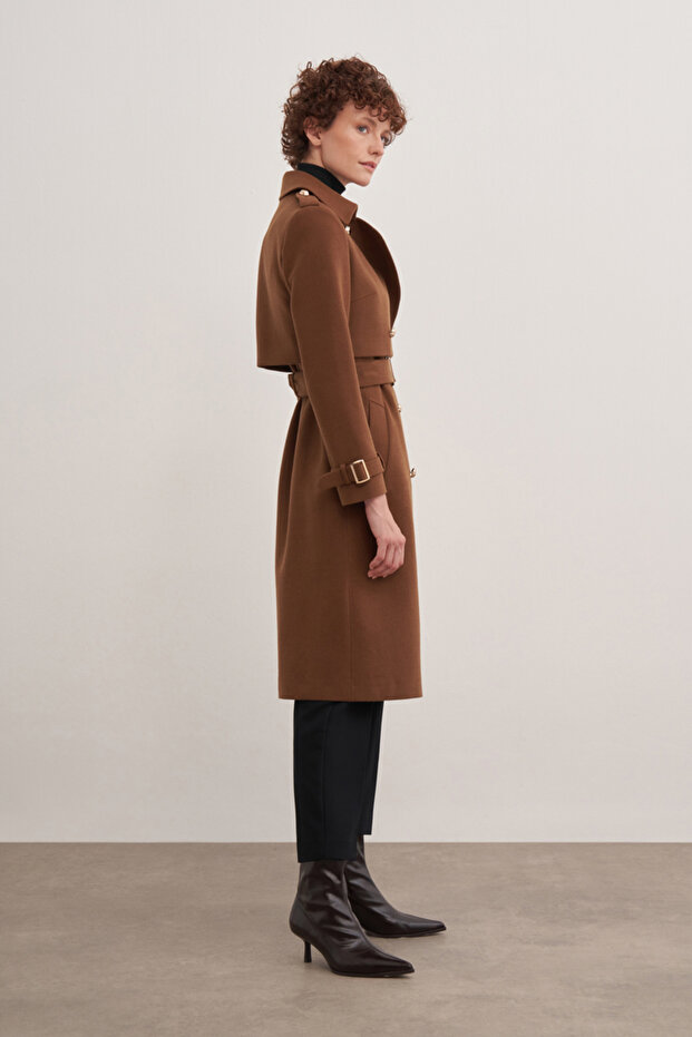 8096111 Gömlek Yaka Kaban - 6