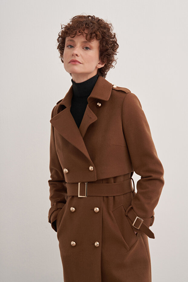 8096111 Gömlek Yaka Kaban - 3