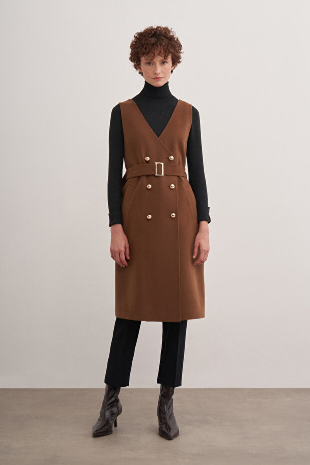 8096111 Gömlek Yaka Kaban - 5