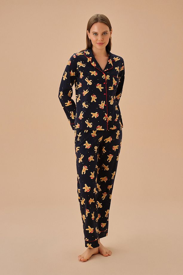 Cookies Maskülen Pijama Takımı - 1