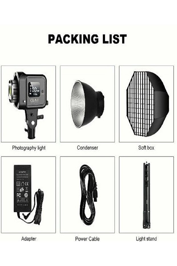 SD80D Bi-Color Video Işık Seti (GVM-SD80D-SET1) - 1