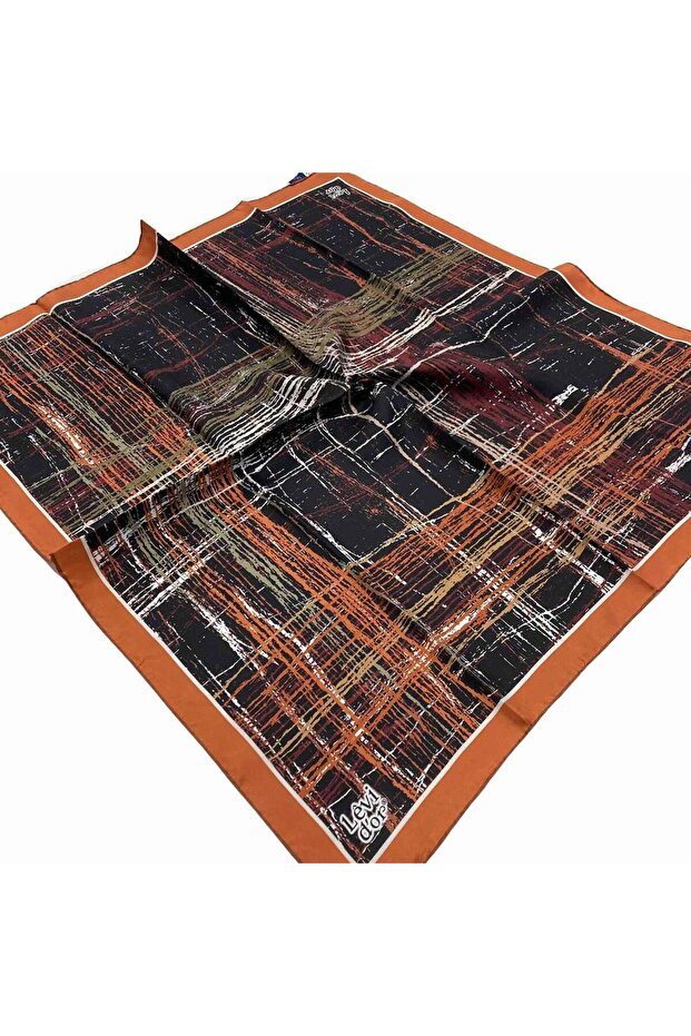 وشاح حريري منقوش بالبلاط 21097 - 1