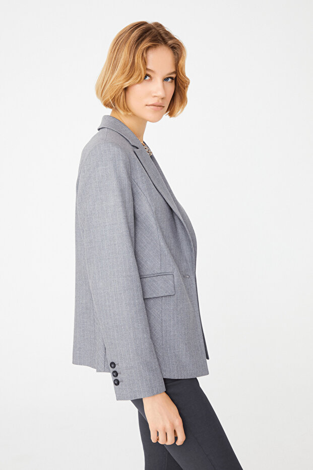 Klasik Blazer Ceket - 3