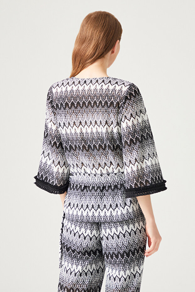 Kruvaze Raşel Bluz - 6