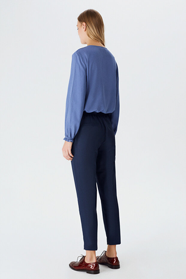 Havuç Form Bilek Boy Pantolon - 3