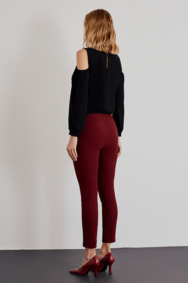 Omuz Dekolteli Gipeli Bluz - 3