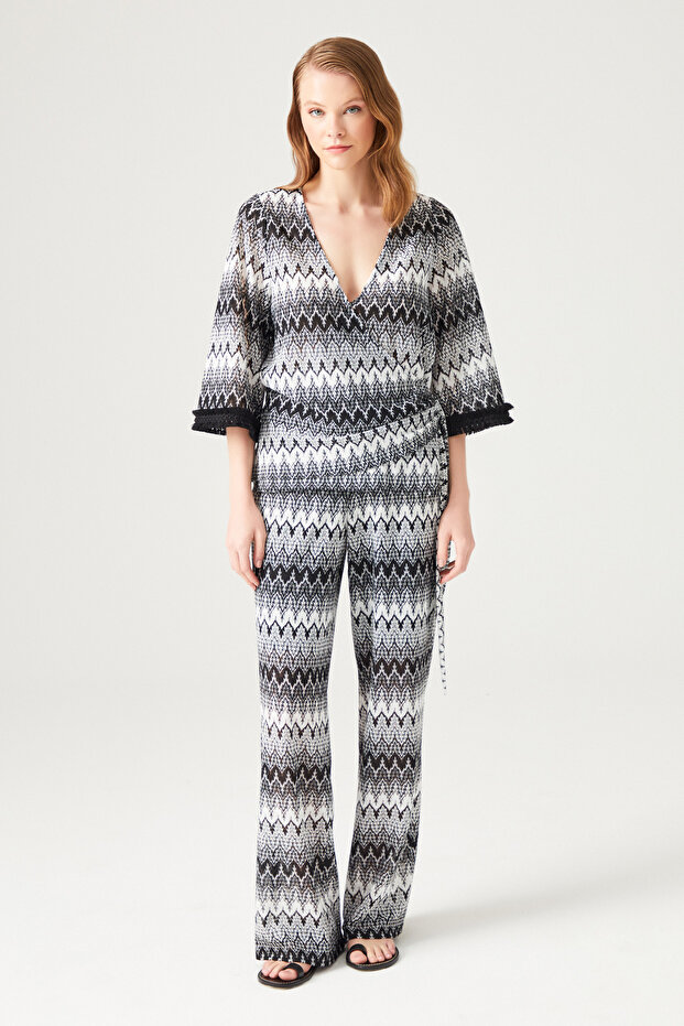 Kruvaze Raşel Bluz - 5