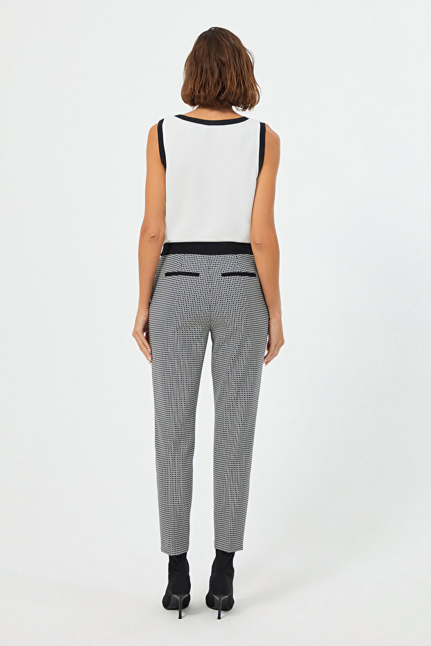 بنطلون مخطط جانبي - 3