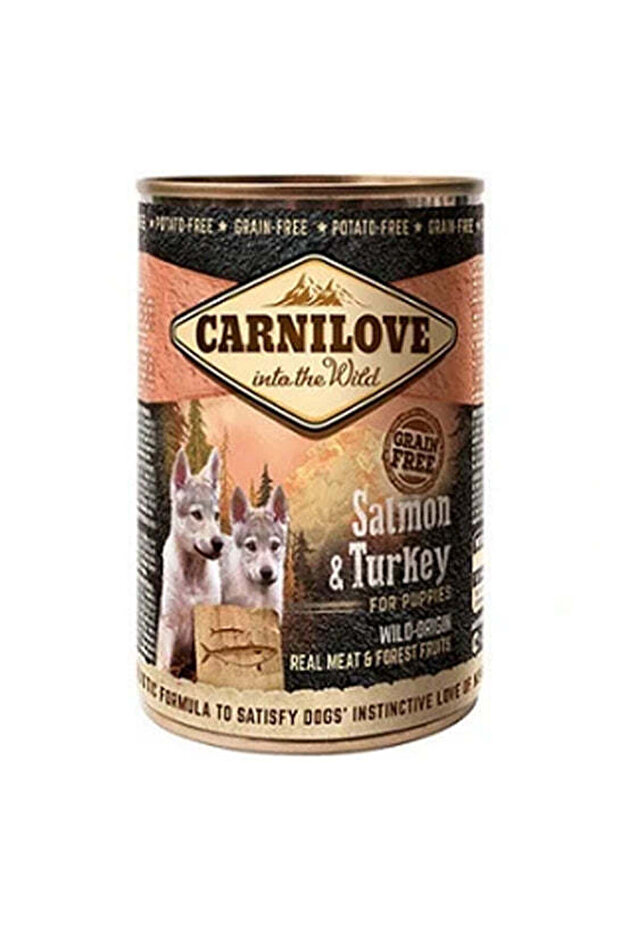 Salmon & Turkey for Puppies Wet Food - 400G