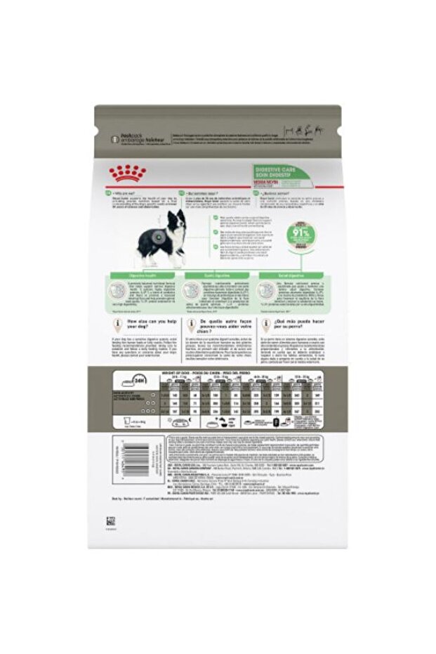 Medium Digestive Care Adult Dry Food - 12KG