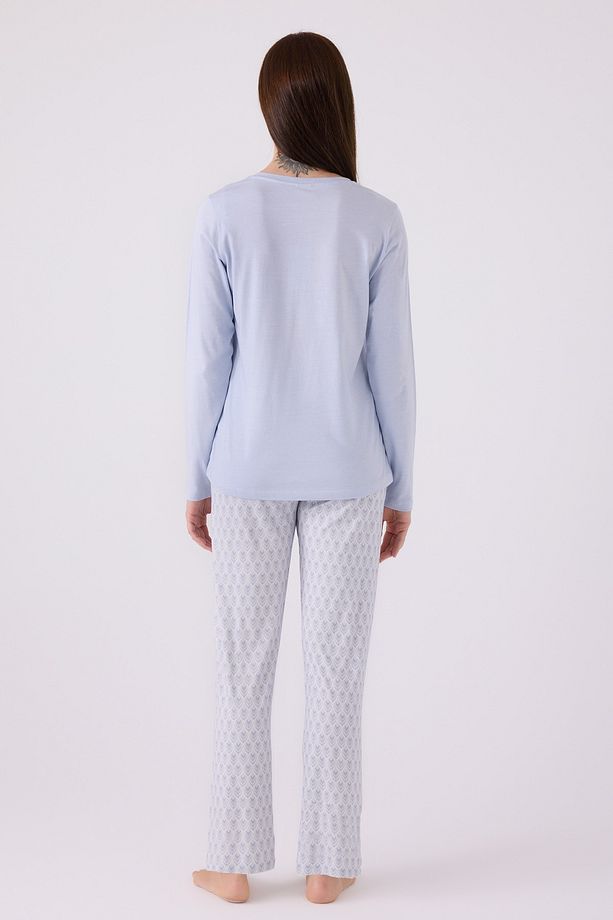 İkili Pijama Takım Mavi - Süprem - 2li Takım - 4