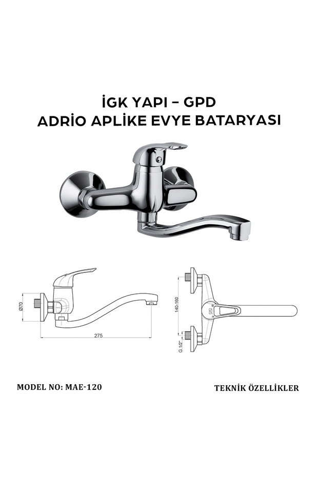 Mae120 Adrio Aplik Batarya - 4
