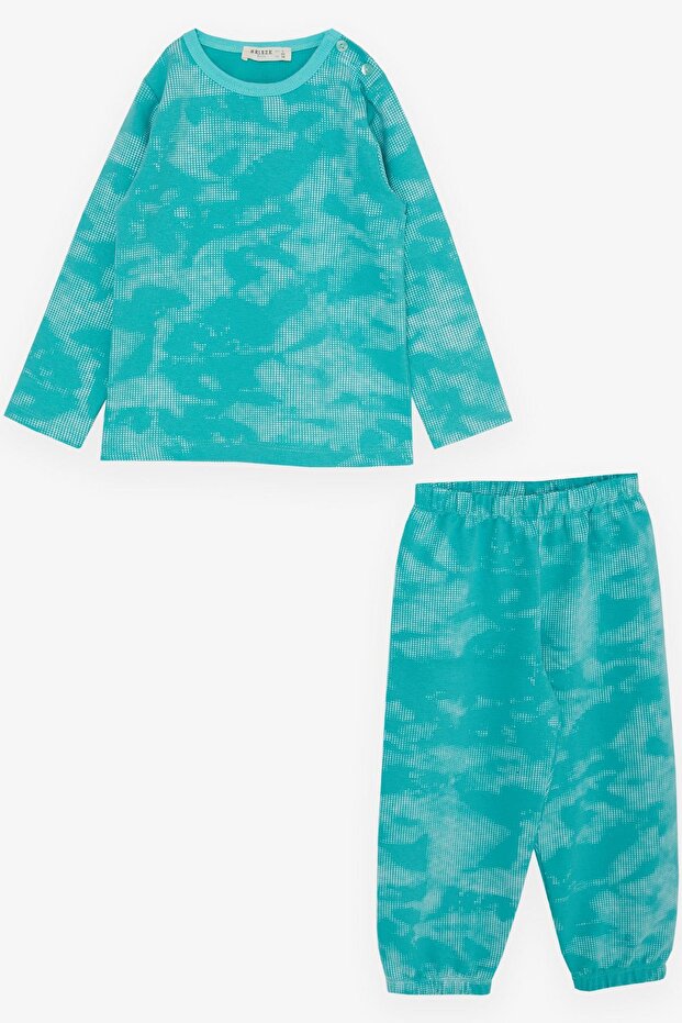 Girls & Boys Boys' Pajama Set Patterned 1-4 Years, Green