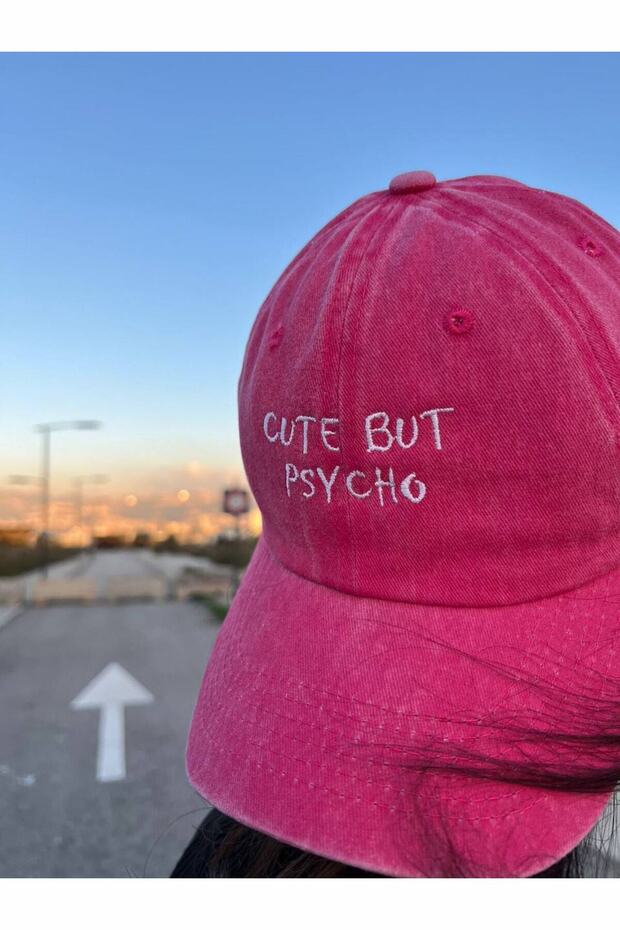 Cute But Psycho Washable Baseball Cap