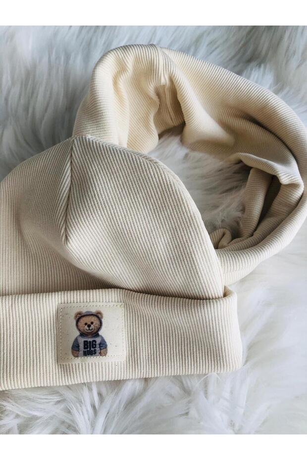 100% Cotton Ribana Labeled Baby Beet Neck Set / Baby Child Winter Beet Set