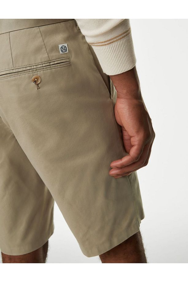 Regular Fit Chino Şort - 4