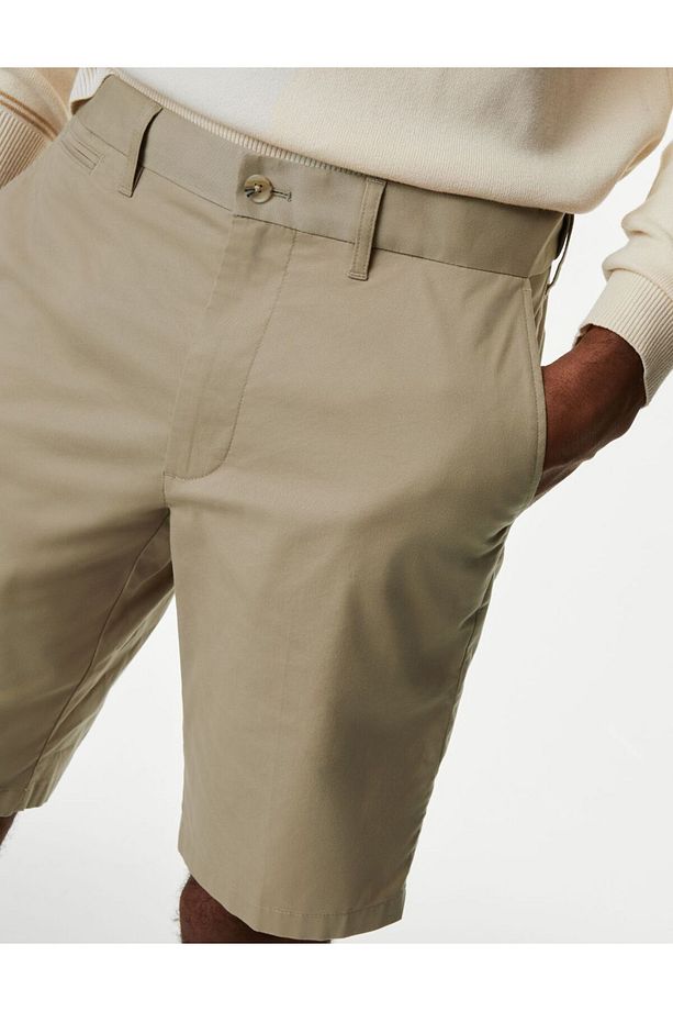 Regular Fit Chino Şort - 3