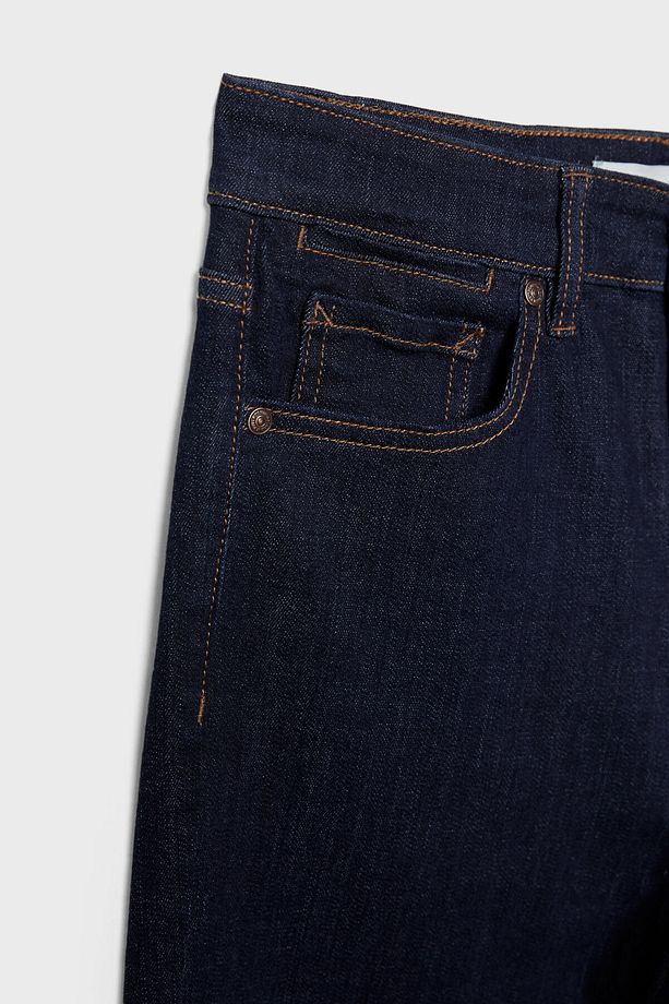 D74 slim fit İspanyol paça jean - 7
