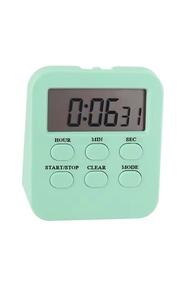 Masa Üstü Akıllı Mini Kronometre Programlanabilir Süre Ölçer Mıknatıslı Buzdolabı Kronometresi - 8