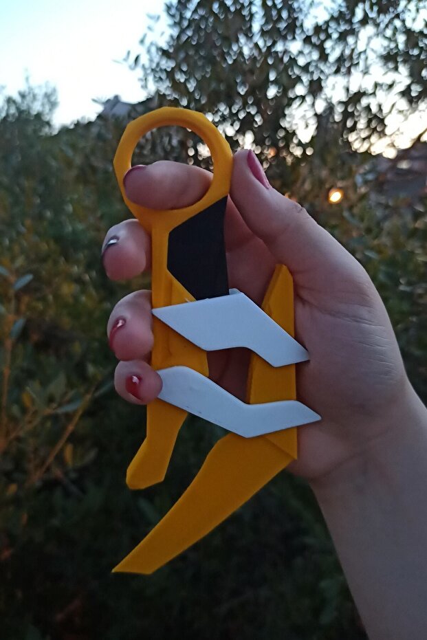 Valorant Jett Bıçağı Ve Katlanabilir Asil Karambit - 7