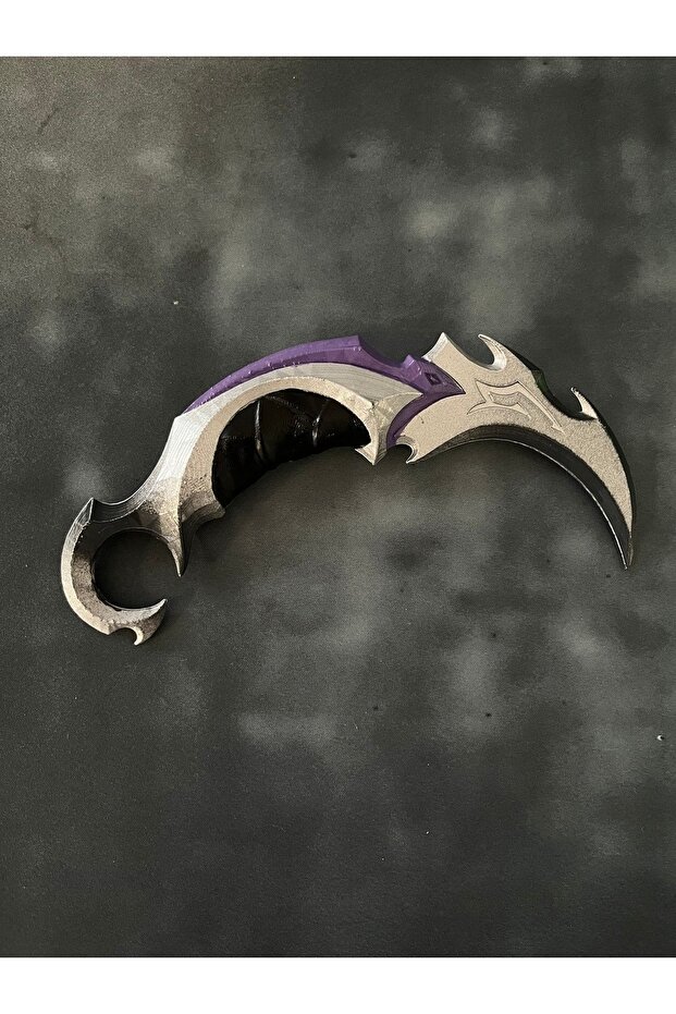 Yağmacı Karambit Mor Plastik - 2