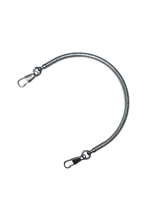 Silver evening bag metal handle evening bag strap