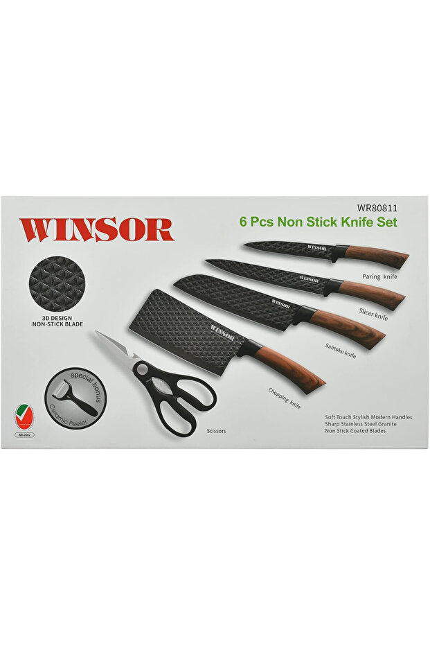 مجموعة سكاكين مكونة من 6 قطع - 6