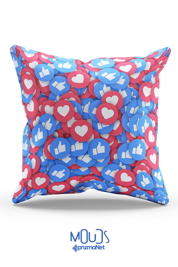 Double Sided Printed Phenomenal Patterned Single Throw Pillow Case - 1
