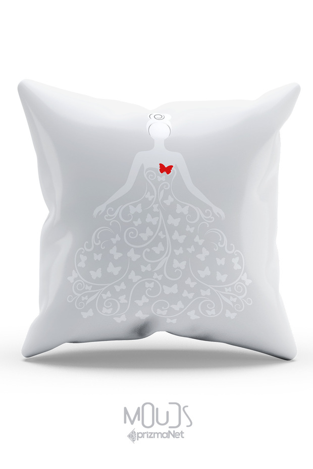 Double Sided Printed Brilland Patterned Single Throw Pillow Case - 2