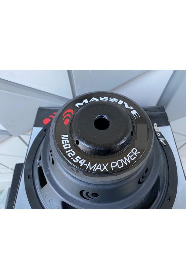 MS-NEO12.S4 30 CM SUBWOOFER BAS SİNGLE TEK BOBİN 1400 WATT MAXİMUM POWER 500 WATT RMS POWER 1 ADET - 4