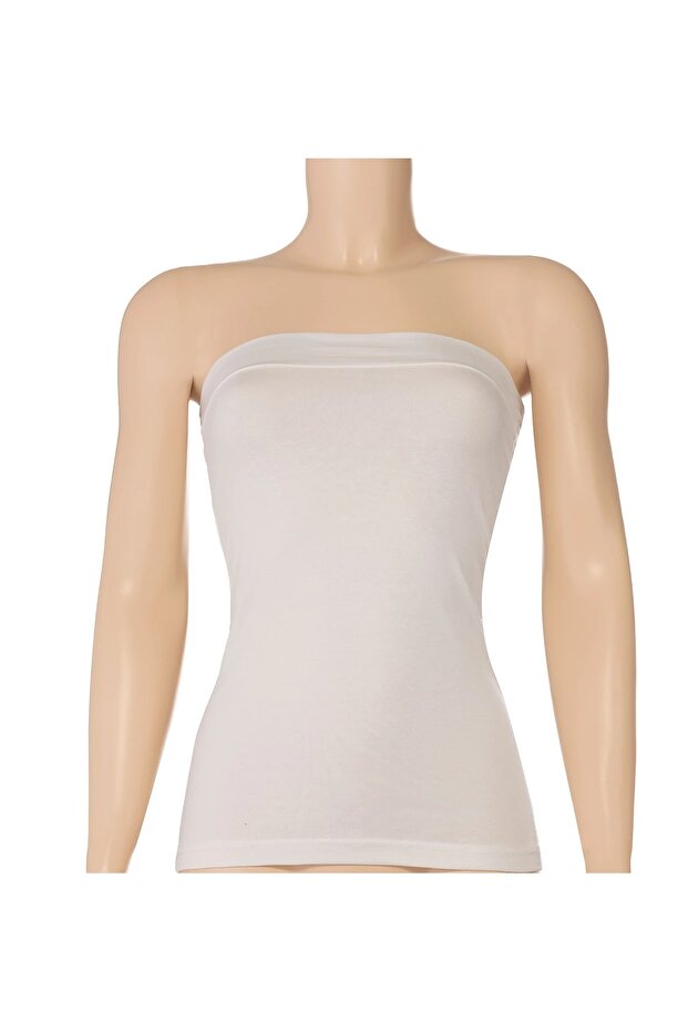 6 Pieces 92% Cotton 8% Lycra Women's Strapless