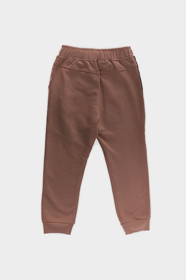 Erkek Çocuk Baskılı Camel Eşofman Altı - 5
