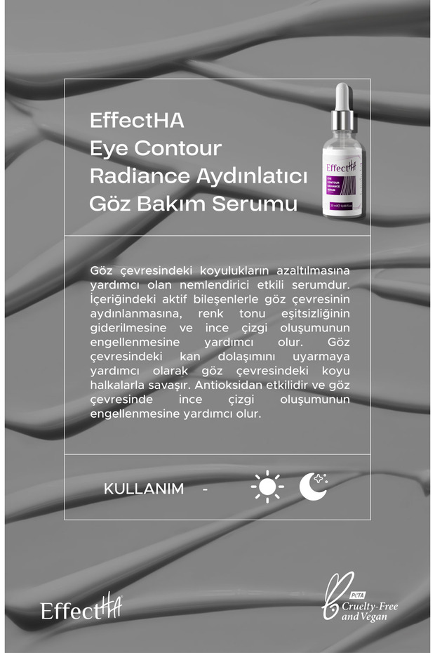 Eye Contour Radiance Tüm Ciltler Için Koyu Halka Karşıtı Aydınlatıcı Göz Bakım Serumu - 3